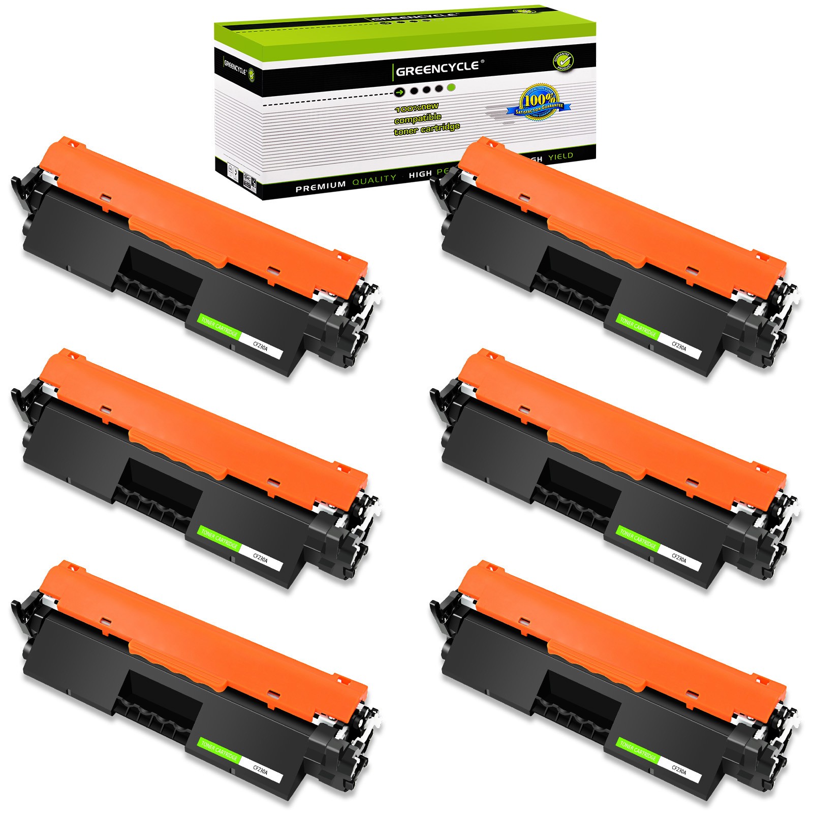 6pk CF230A 30A Toner Cartridge For HP LaserJet M203d MFP M227d M227sdn Printer