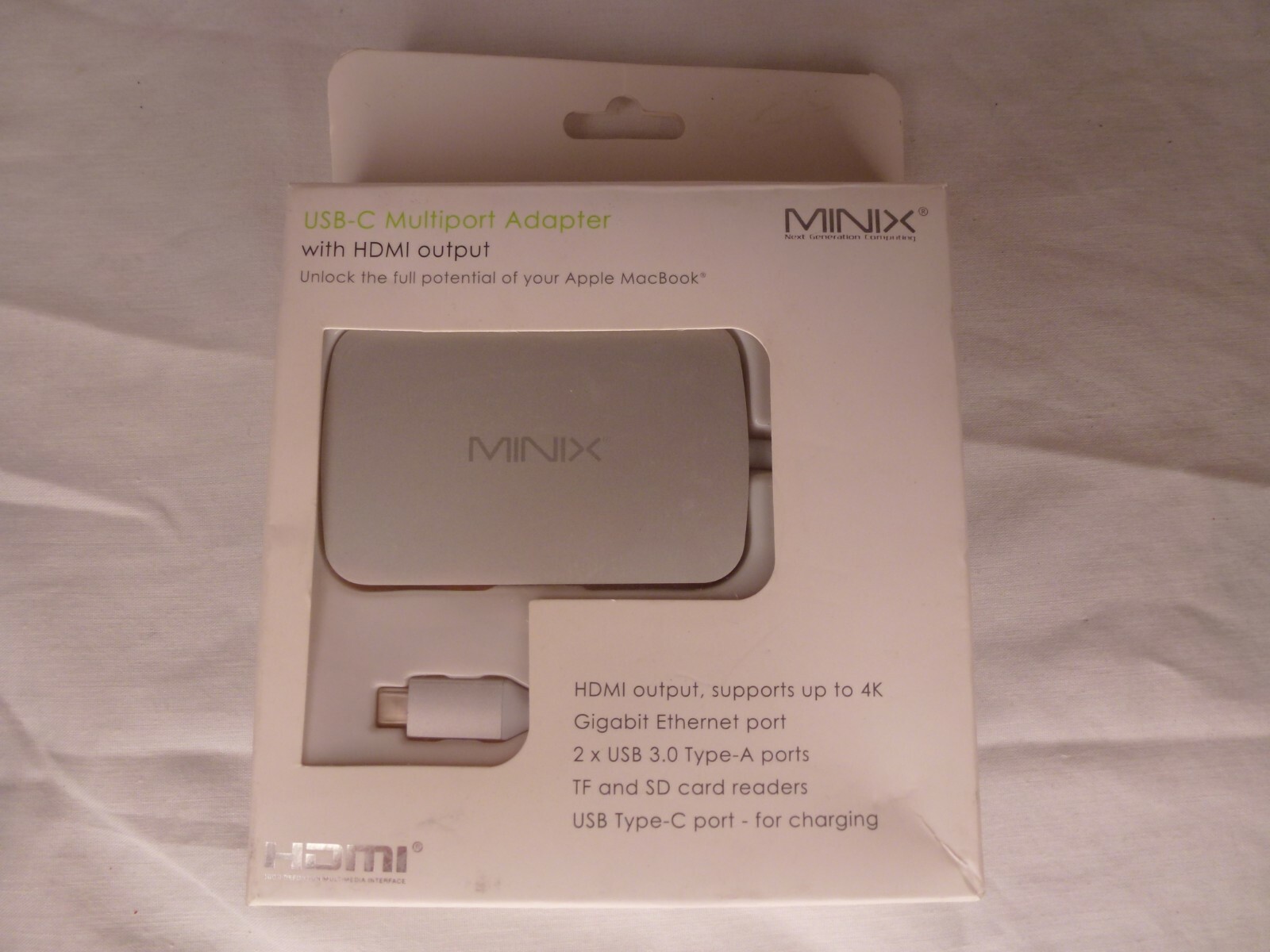 MINIX NEO C USB-C Multiport Adapter HDMI Output - Apple MacBook Compatible Gen 2