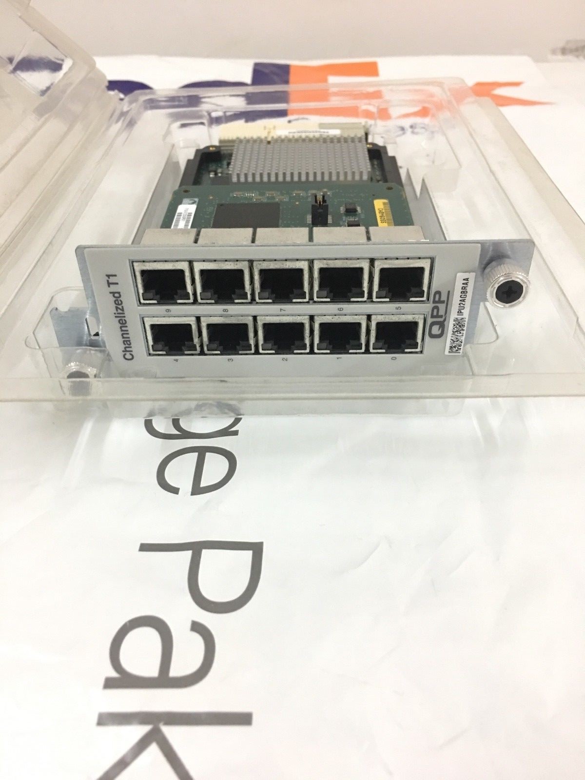 PB-10CHT1-RJ48-QPP-A Juniper 10 Port Channelized T1 To DS0 IQ PIC For M/T-Series