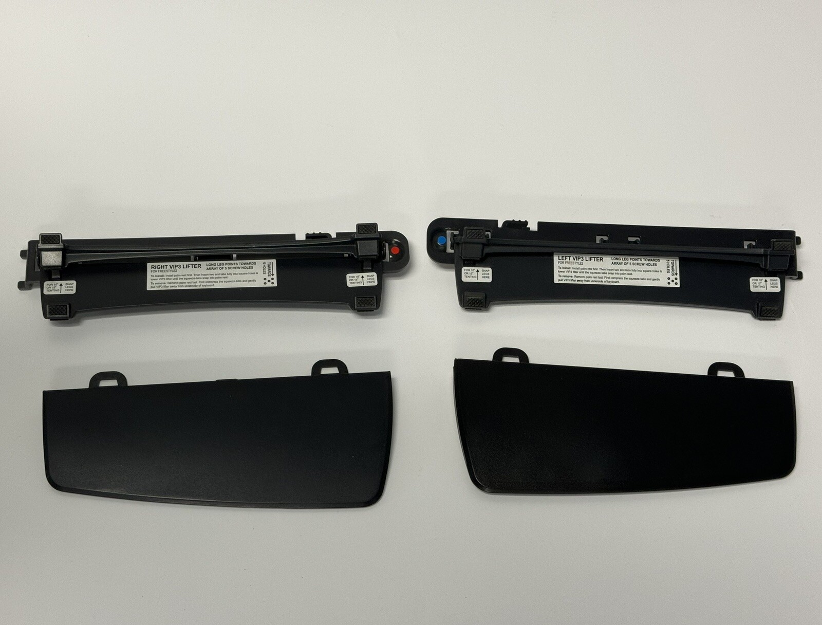 Kinesis VIP3 V3 Lifters & Palms For Freestyle 2 Keyboards AC820 LEFT AND RIGHT