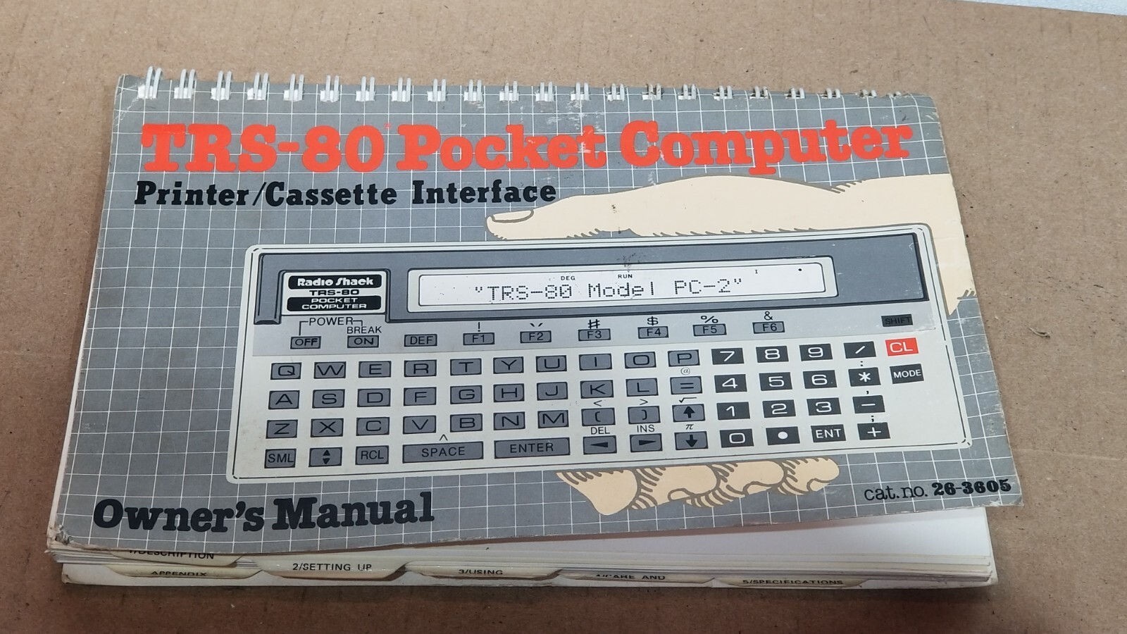 TRS-80 - 26-3505 (Printer / Cassette Interface) - Original Instructions