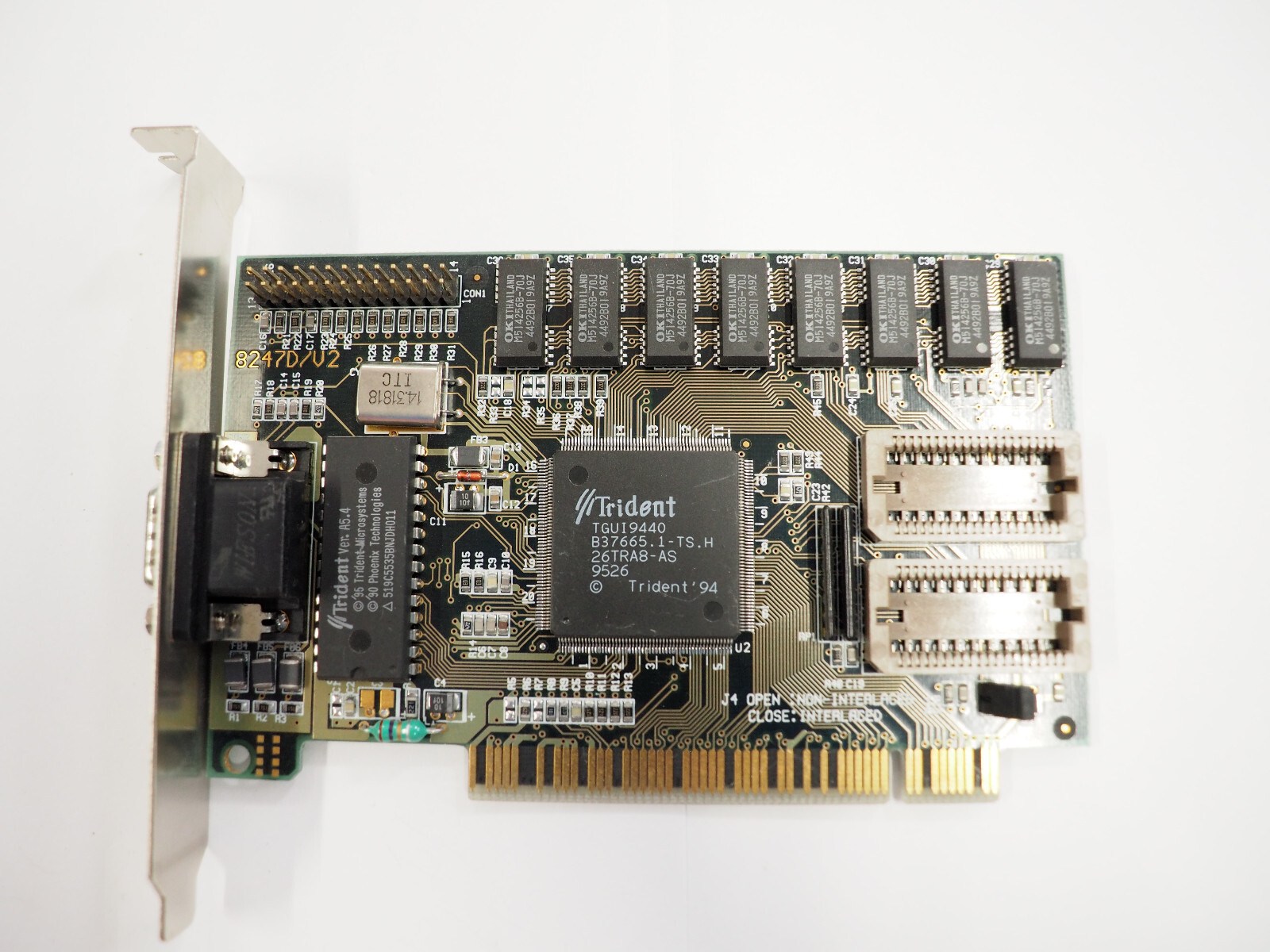 Trident 8247D/V2 KY2-JAX-TVGA94PCI PCI VGA Video Card