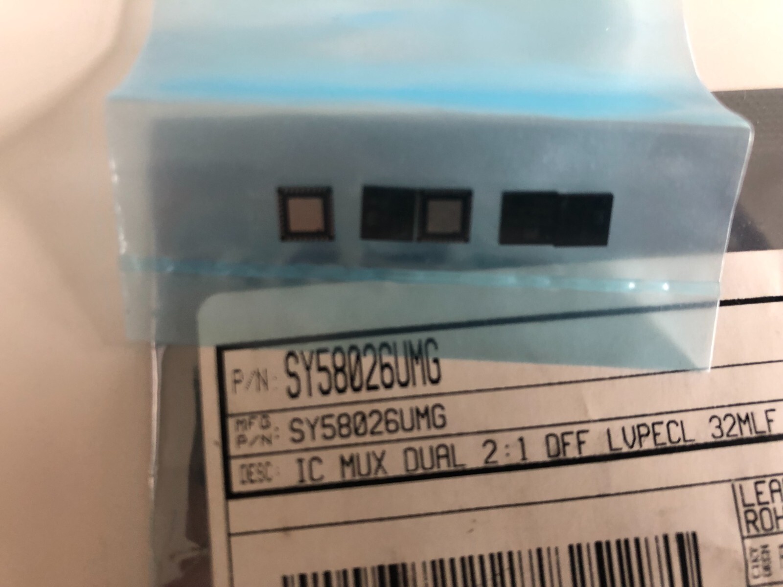 Microchip Technology SY58026UMG IC Multiplexer 1 x 2:1 32-QFN (5x5) -New (5 PCS)
