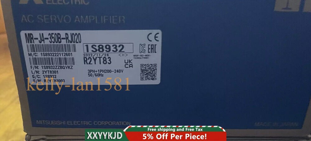100% Test 1PCS New MR-J4-350B-RJ020 (by DHL or Fedex