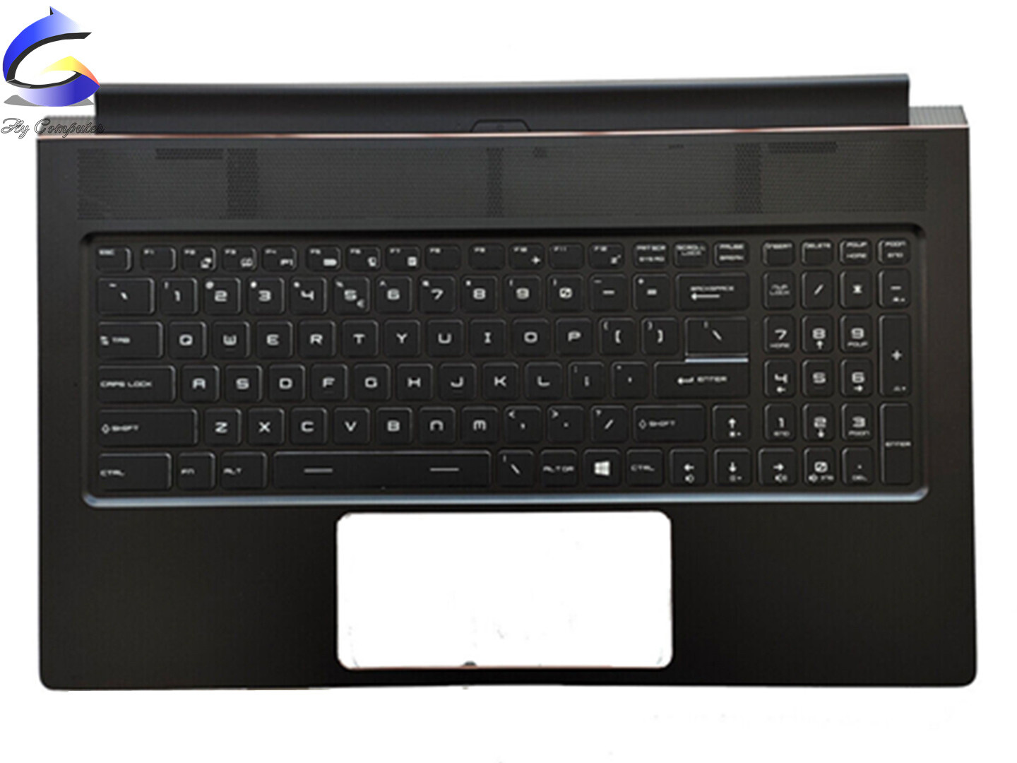 For MSI GS75 WS75 MS-17G1 17G2 17G3 Upper Case Palmrest RGB Backlight Keyboard