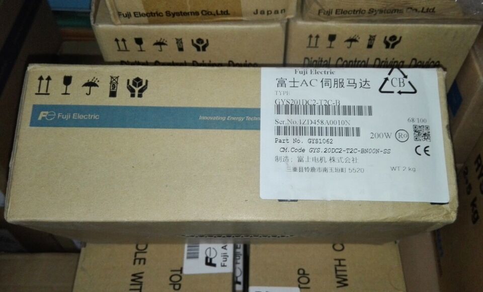 Fuji GYS201DC2-T2C-B 1PC New GYS201DC2T2CB AC Servo Motor FedEx or DHL
