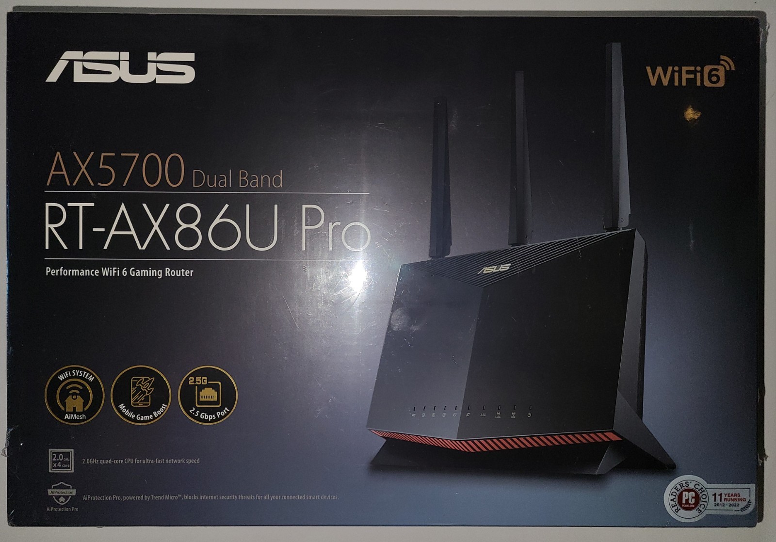 ASUS RT-AX86U Pro (AX5700) Dual Band Wireless Gaming Router - NEW