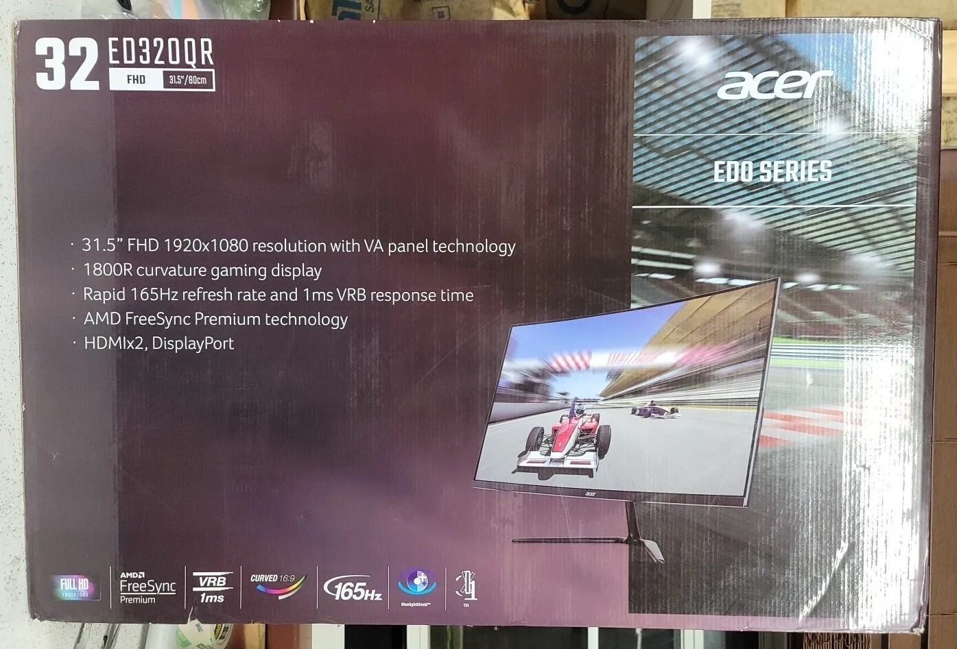 ACER ED320QR S 31.5" FULL HD LED GAMING LCD MONITOR - 16:9 - BLACK **SEALED**