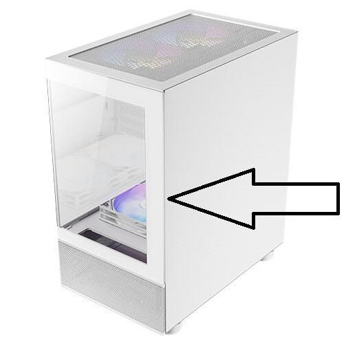Front Panel for White ANTEC CX200M PC Computer Case AN11-2012