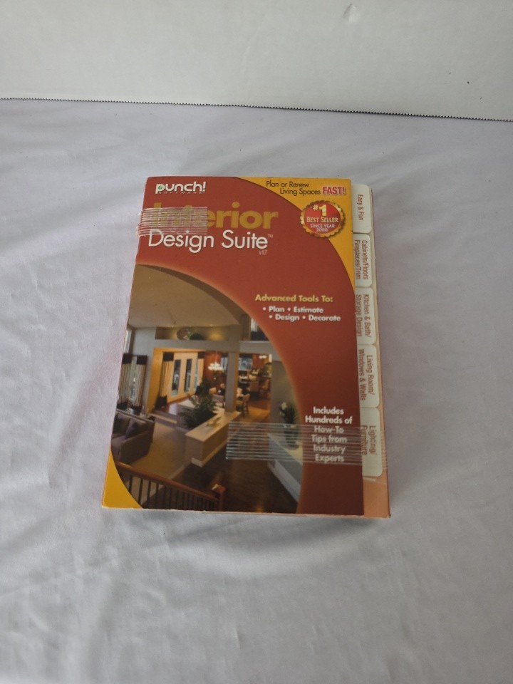 Encore Punch Interior Design Suite v17  Version 17 Brand New