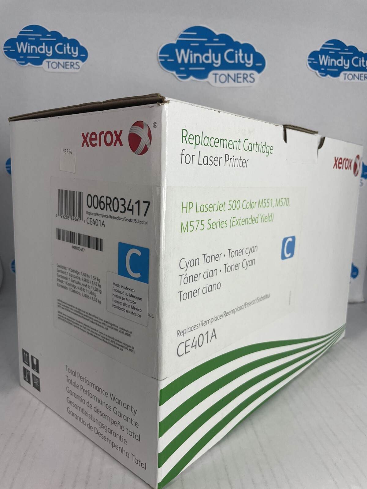 HP 507A Xerox Compatible Cyan Toner Cartridges CE401A for LaserJet 500 Series