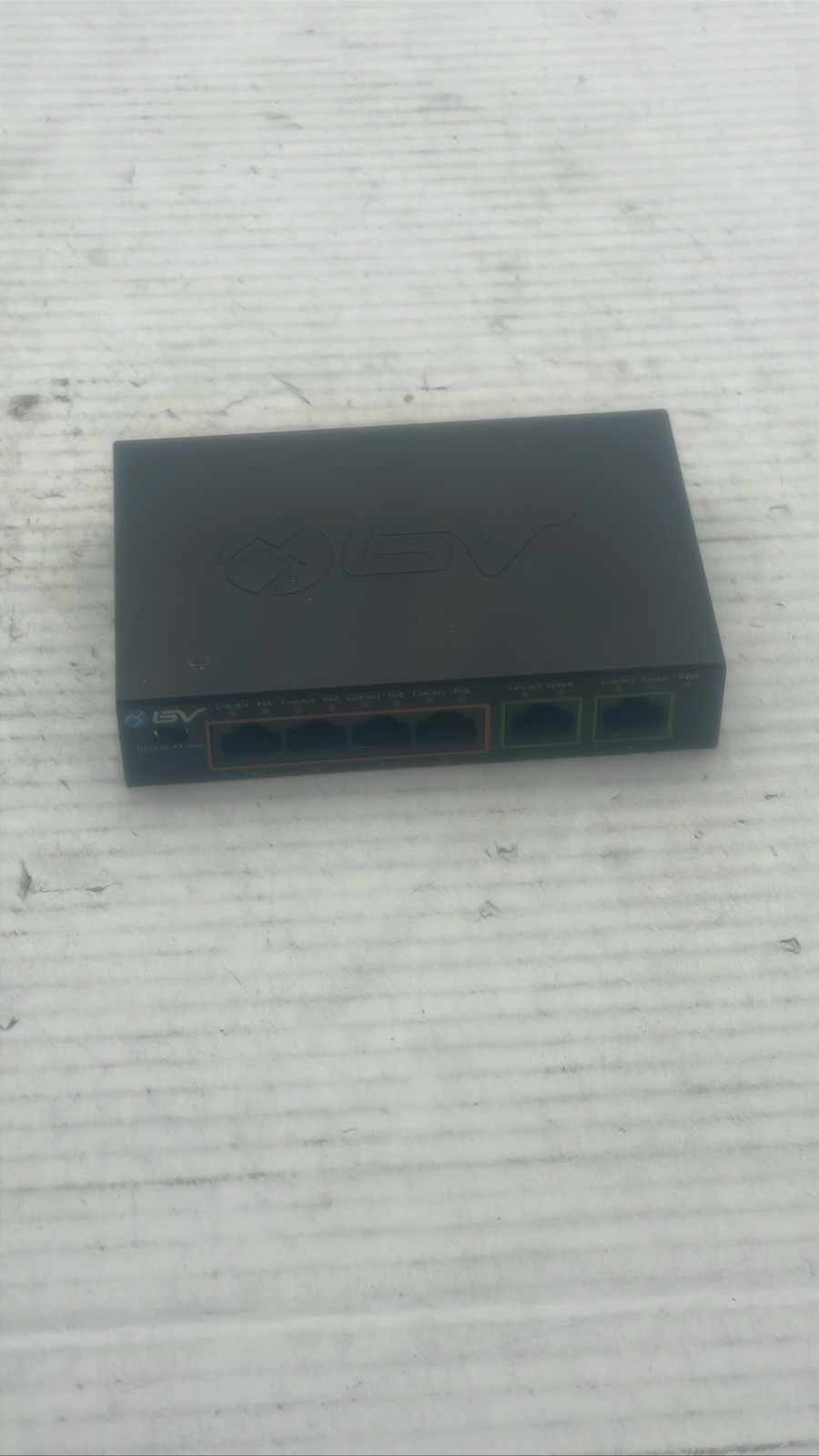 BV-Tech SW502 4-Port PoE 2 Uplink 60W Ethernet Network 6-Port PoE+ Switch
