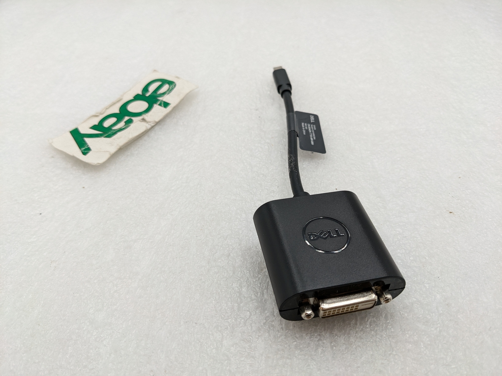 DELL MINI-DISPLAY PORT (MALE) TO DVI-I (SINGLE LINK) DONGLE CABLE G44DK FREE S/H