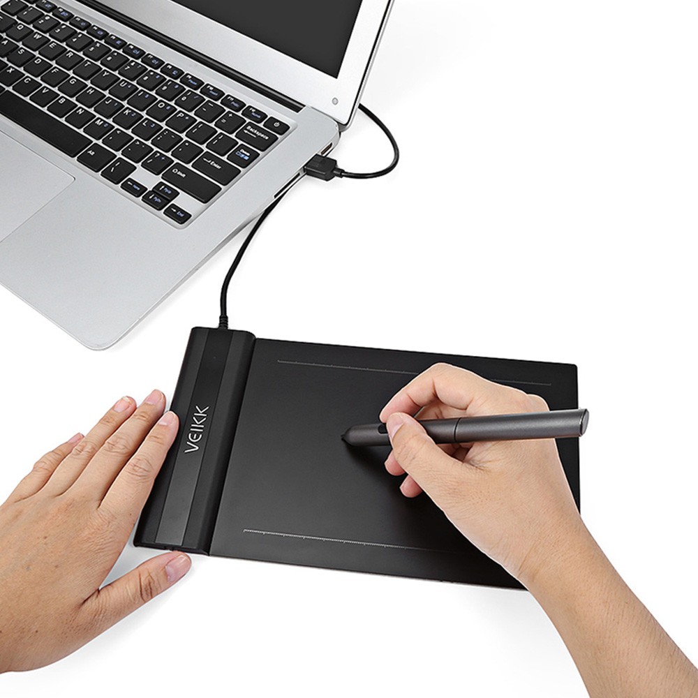 VEIKK S640 Graphics Digital Tablet With Battery-free Pen 8192 Levels Pressu LQGX