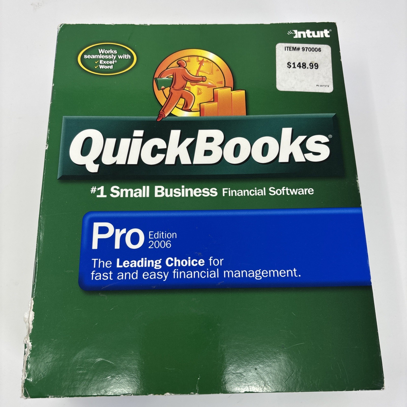 Intuit QuickBooks PRO 2006 Edition - Includes Box, Book, Disc, & Code