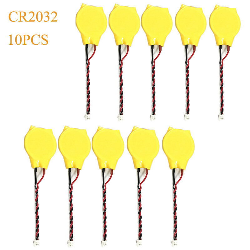 10Pack Two Pin CMOS RTC Battery for Lenovo Acer HP Dell Asus Toshiba IBM Laptop 