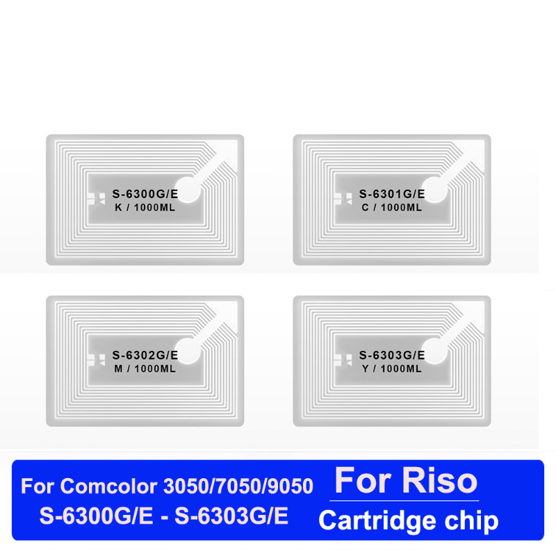 Cartridge Chip for Riso 3050 7050 9050 S-6300G/E S-6301G/E S-6302G/E S-6303G/E