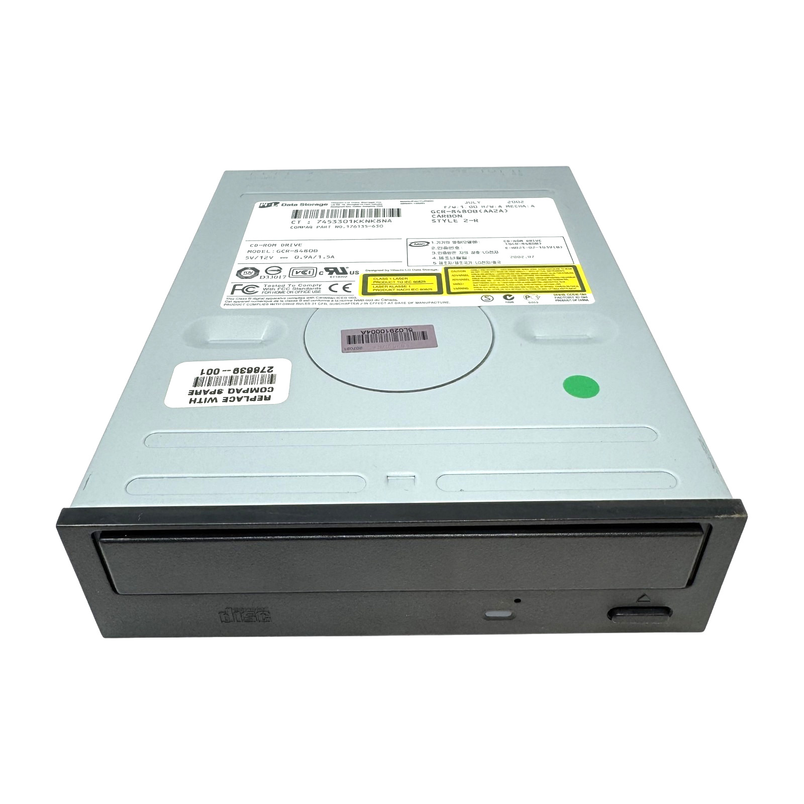 Hitachi-LG GCR-8480B Internal IDE CD-ROM Drive Compaq 176135-630 278639-001