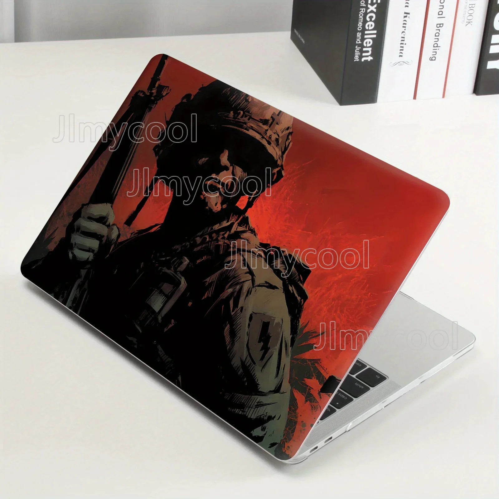 Warrior Style Rendered Laptop Skin Stickers 12-15.6 Laptop Case Stickers