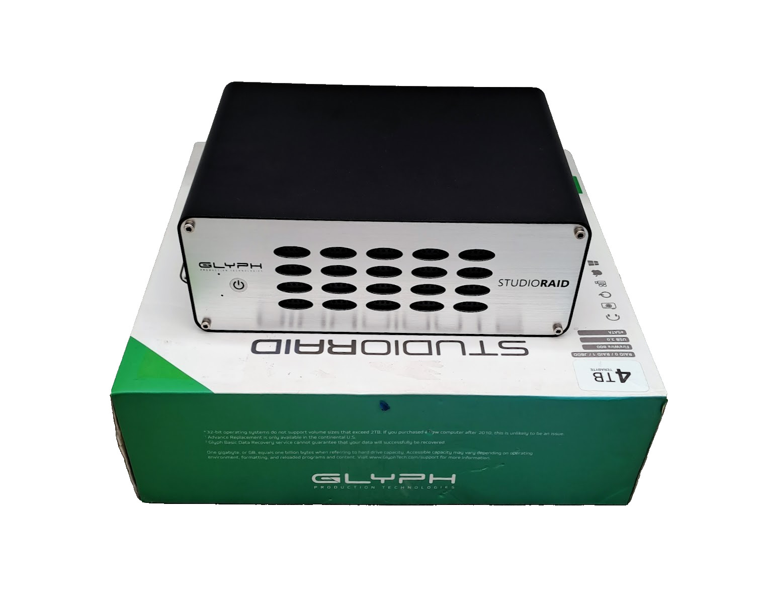 Glyph StudioRaid 4TB External HDD with Power adapter