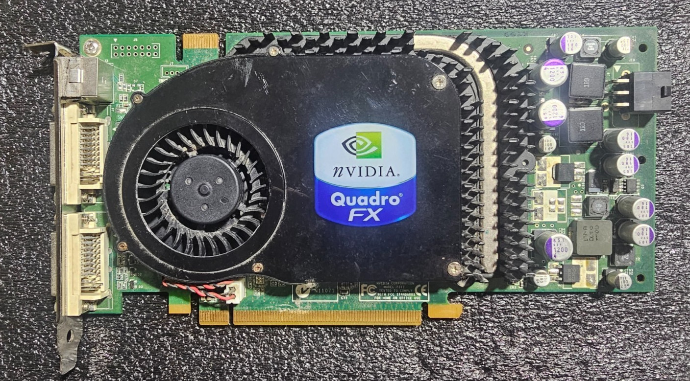 NVIDIA Quadro FX 3450 256MB GDDR3 PCIe Workstation Graphics Card - Tested