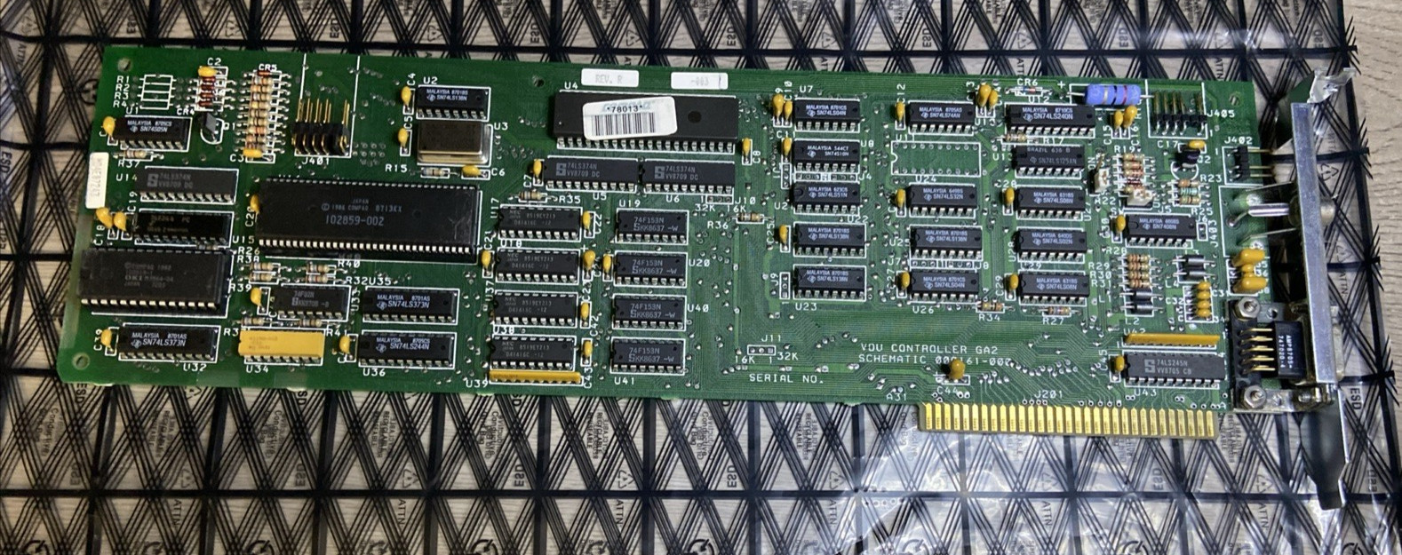 Vintage Compaq VDU Controller GA2 8-Bit ISA CGA Video Card 000161-000