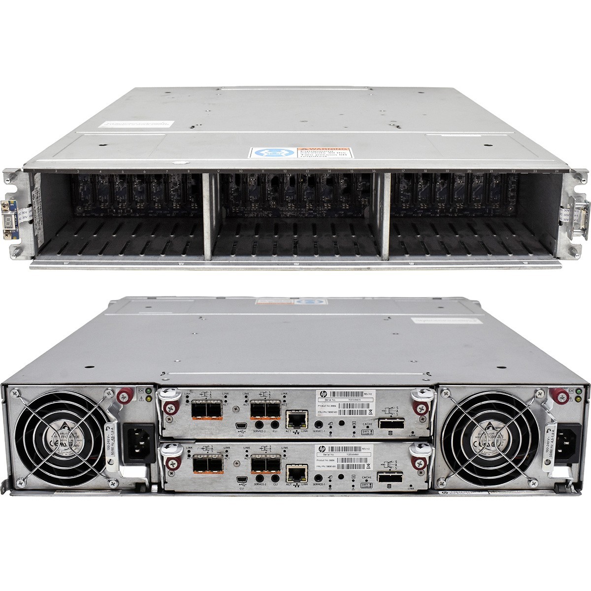 HP MSA 2040 ES SAS DC SFF Storage 2x 12G Controller 738367-001 24xSFF 2.5 no HDD