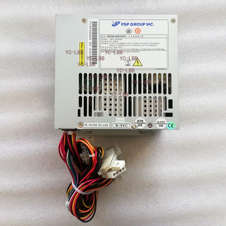 For Advantech Industrial Computer FSP250-60GTA 250W Power Supply