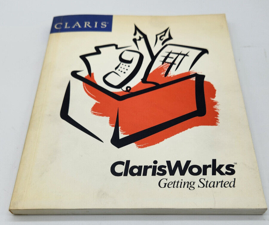 Vintage Software Manuals: 1991 ClarisWorks User's Guide (Macintosh)