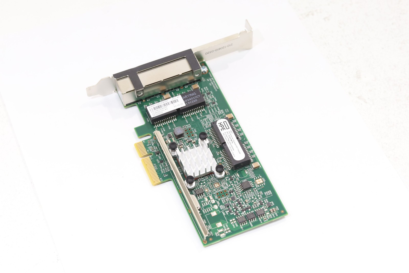 HPE 331T Quad-Port Gigabit PCIe Network Adapter P/N: 649871-001 Tested Working
