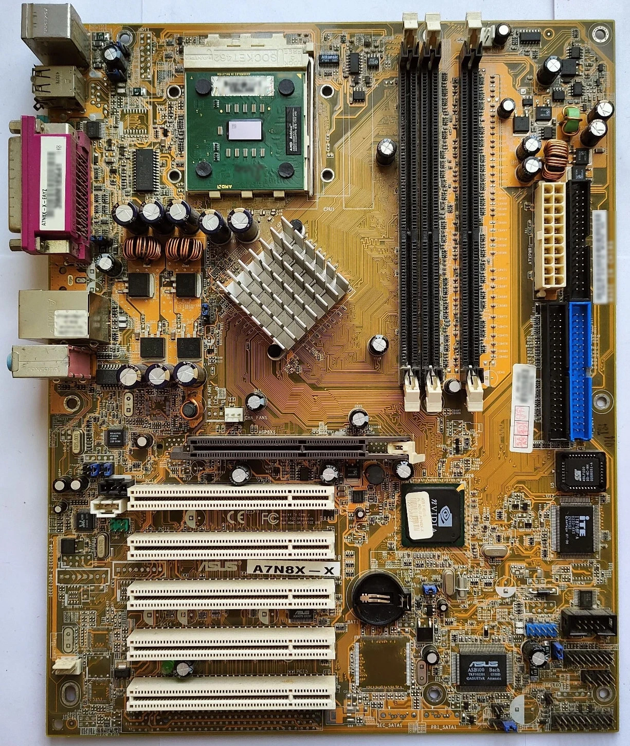 Athlon XP 3200+ Retro PC Set | ASUS A7N8X-X | 512MB RAM|80GB HDD |GeForce 6600LE