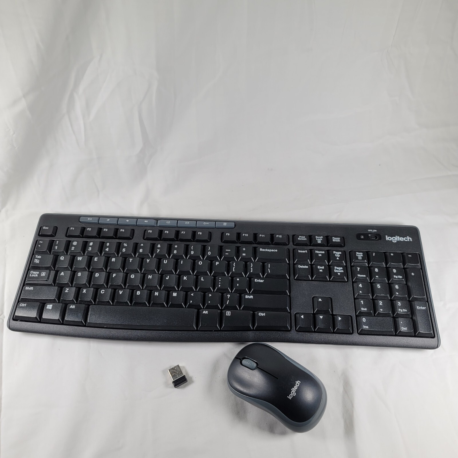 Logitech K-270 Wireless Keyboard and Logitech Wireless Mouse 