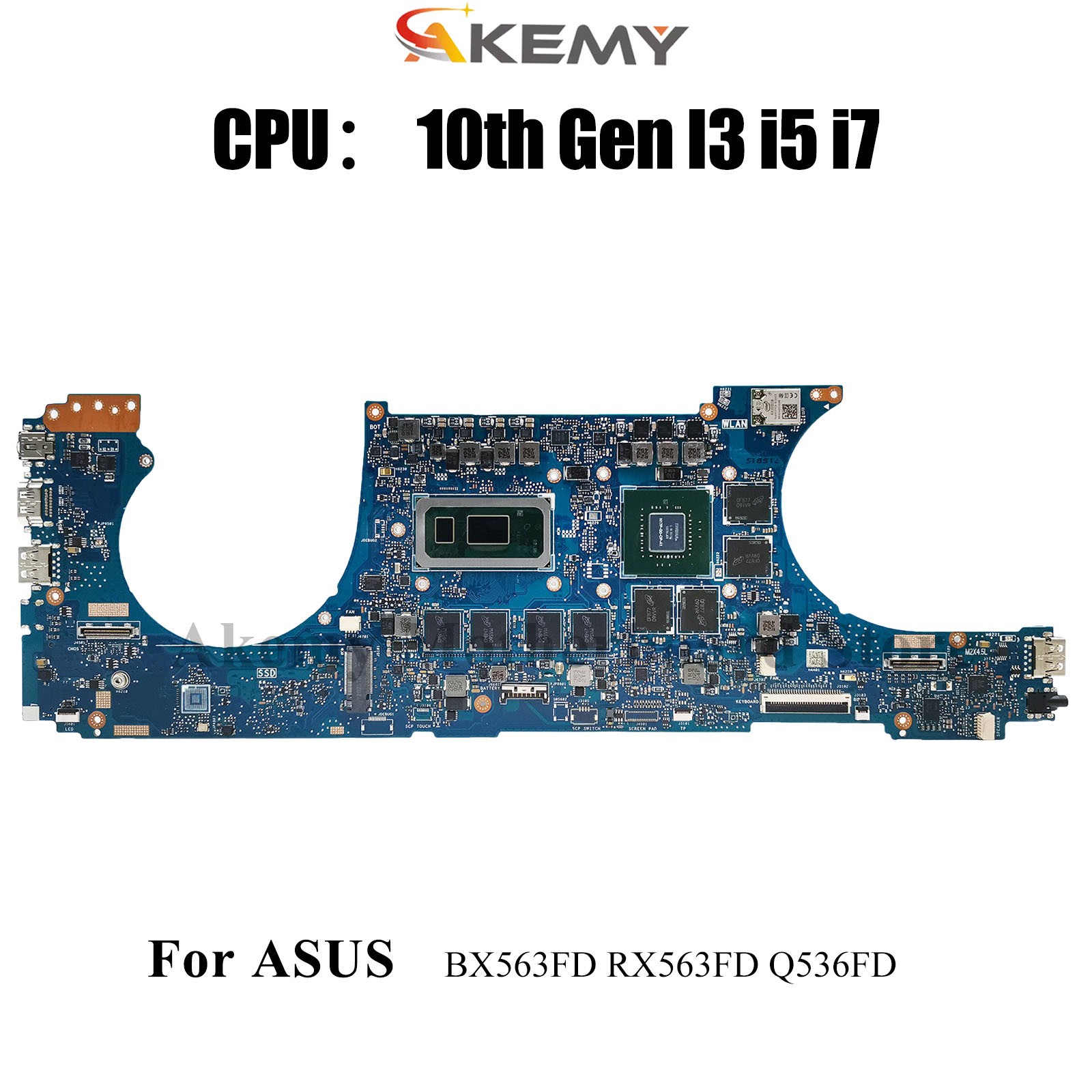 UX563FD Motherboard For ASUS Q536FD RX563FD BX563FD GTX1050 Mainboard W/CPU