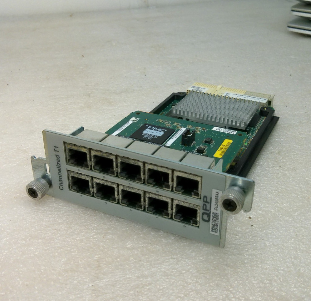 Juniper PB-10CHT1-RJ48-QPP-A 10-Port Channelized T1 to DS0 PIC IPU2AGBRAA