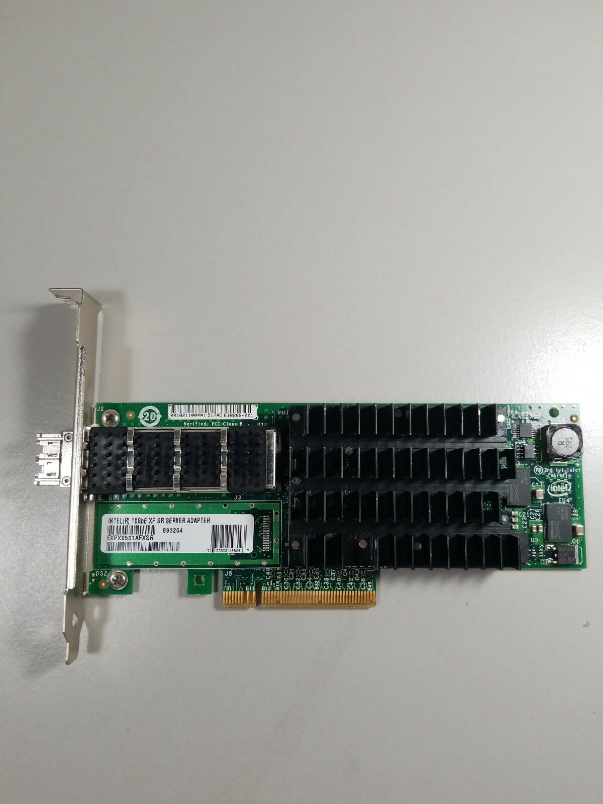 Intel EXPX9501AFXSR 10Gb/s Fiber Optic Networking Card with SFP