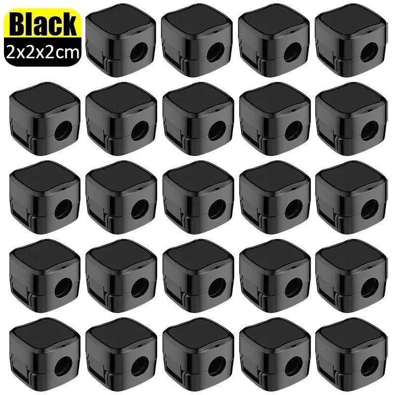 Mini Magnetic Cable Clips Self Adhesive Cord Holder Desktop Cable Organizer