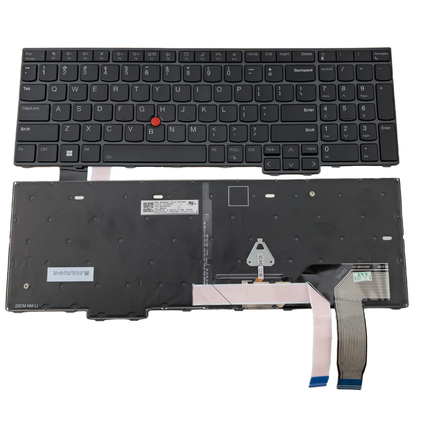 Genuine T16 Gen1/Gen2 P16s G1/G2 US Backlit Keyboard for ThinkPad P16v Gen1/Gen2