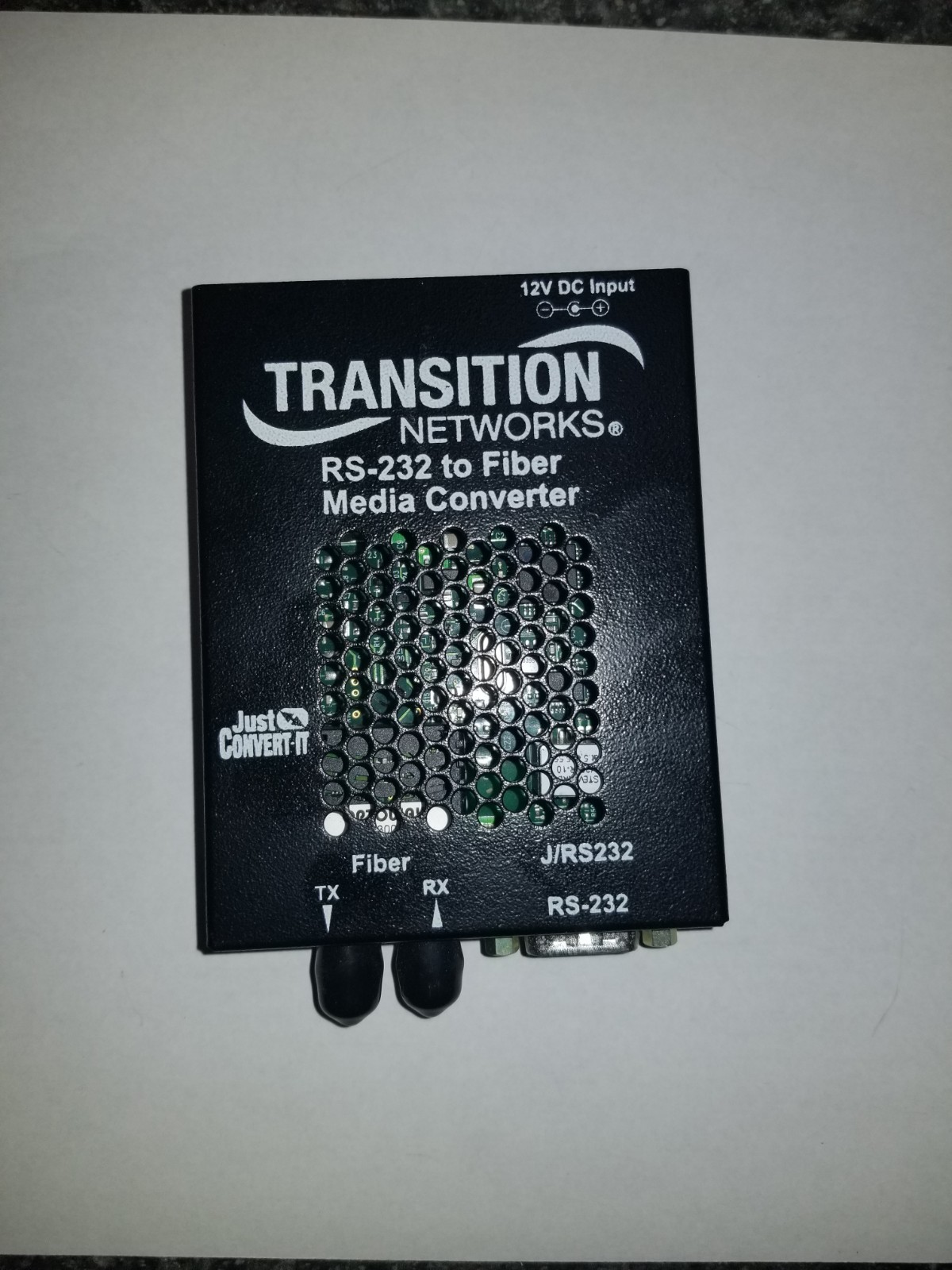 Transition Networks RS-232 to Fiber Media Converter 