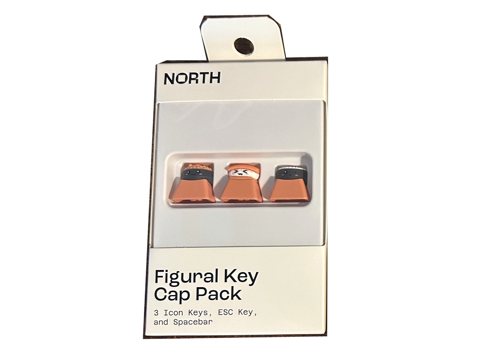 North Figural Key Cap 5 Pack-Keyboard Keycap-Orange Sushi