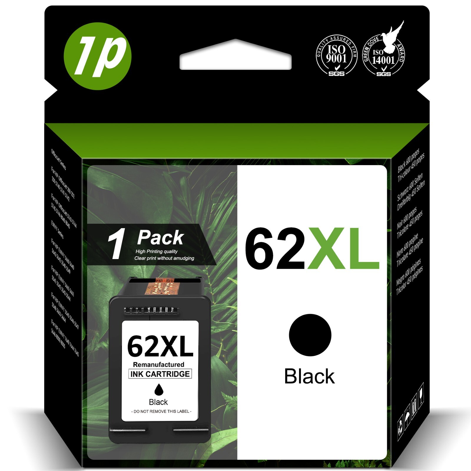 62 XL XXL Ink Cartridges For HP Ink 62XL Envy 7640 5540 5640 5660 5740 Printer