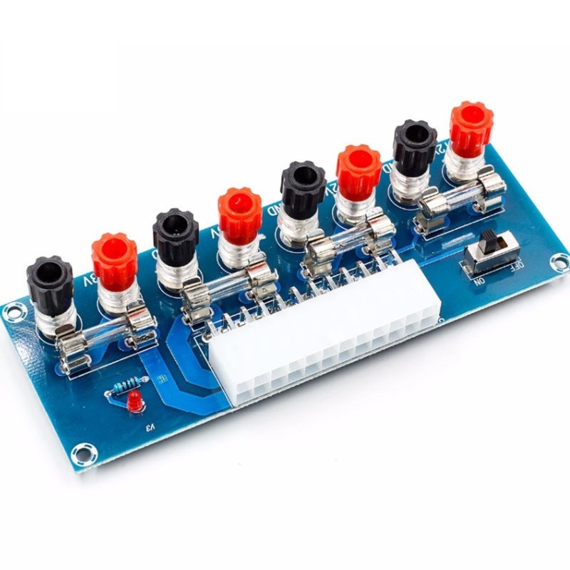 XH-M229 Desktop PC Computer Chassis Power Supply ATX Transfer Board Power Test f