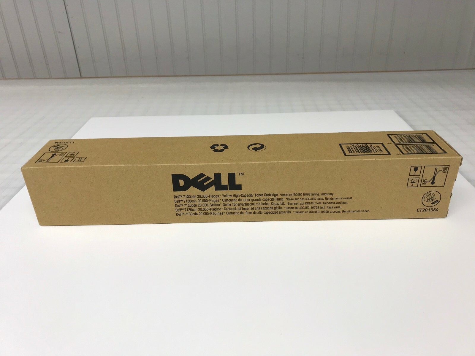 Genuine Dell 7130cdn Yellow FRPPK High-Capacity Toner 20K Pages CT201384