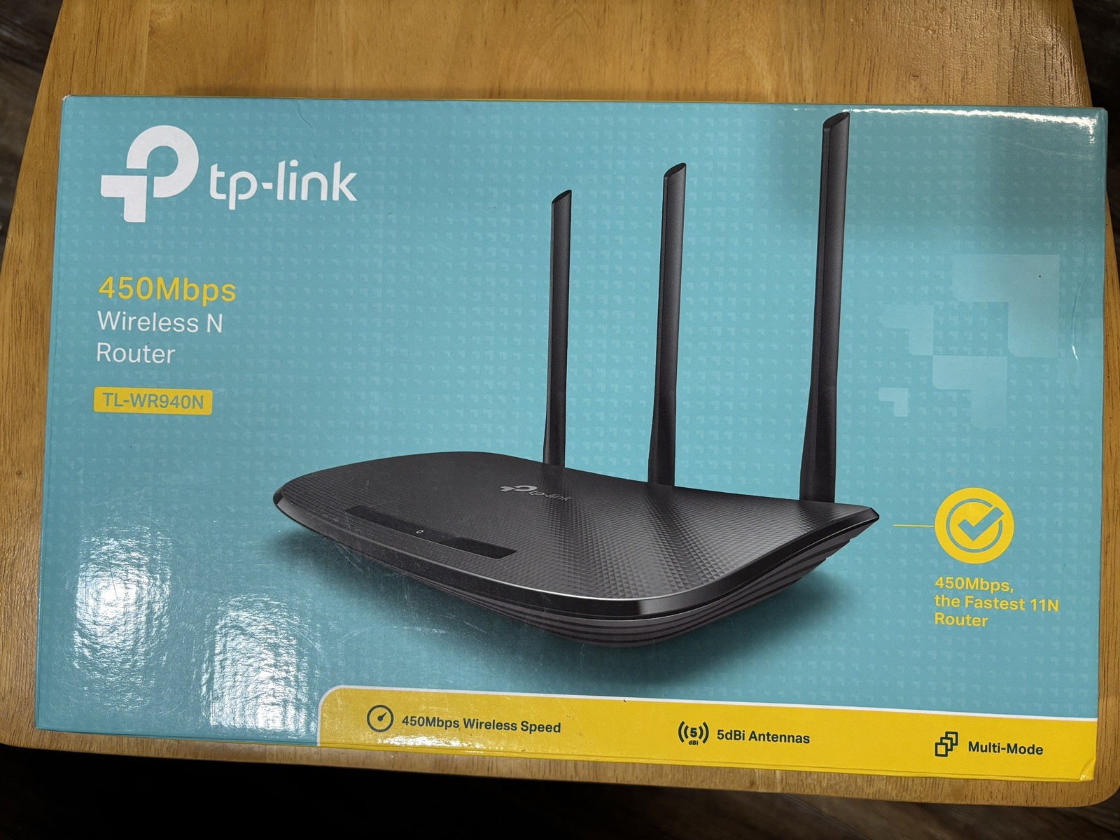 TP-Link TL-WR940N 300N Wireless Router - Black