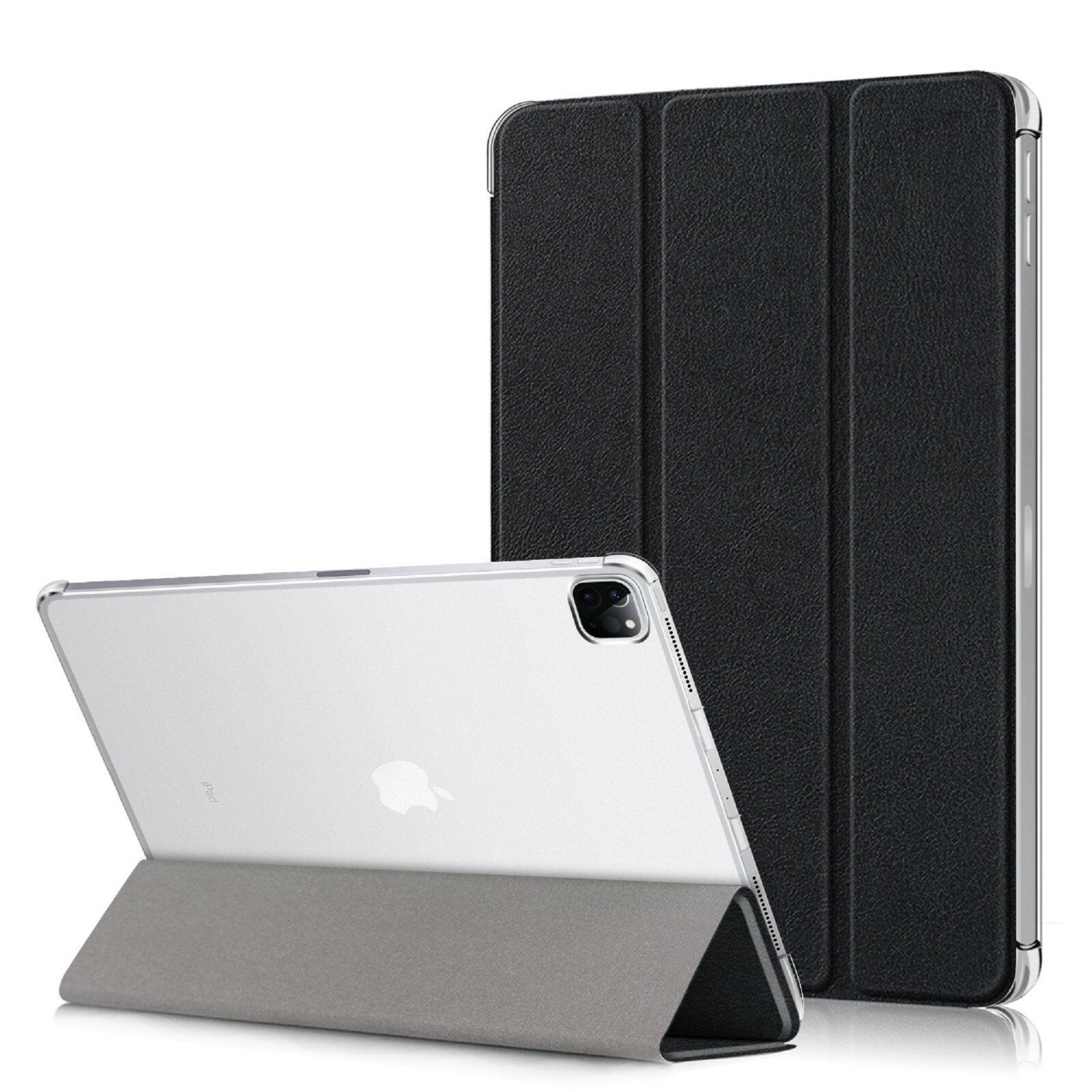 For iPad Pro 12.9" (2022, 6th Generation) Smart Case Shockproof Clear Back Cover