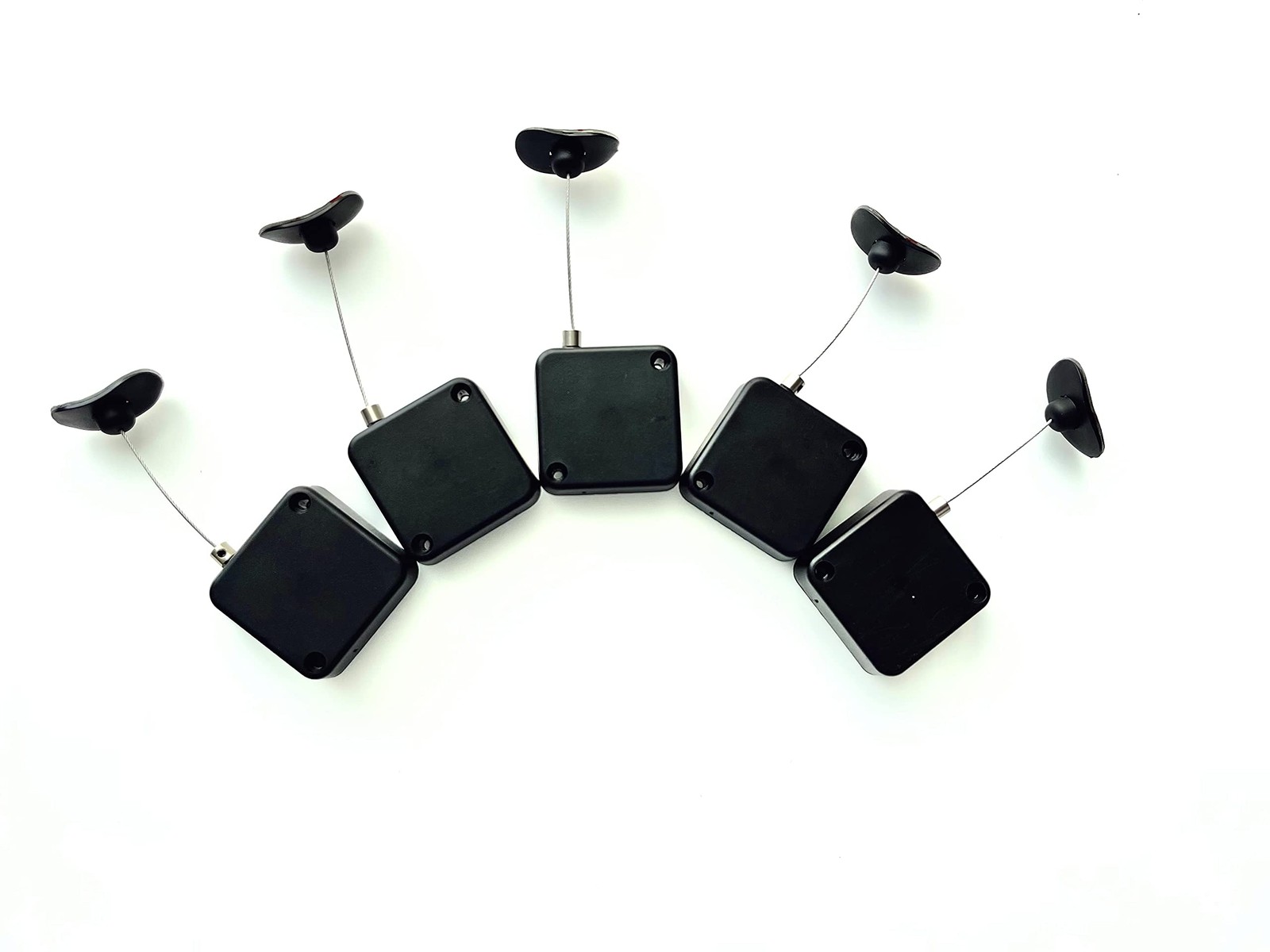 Retractable Security Cable Lock Remote Control Tether AntiLost Rope 5 PCS