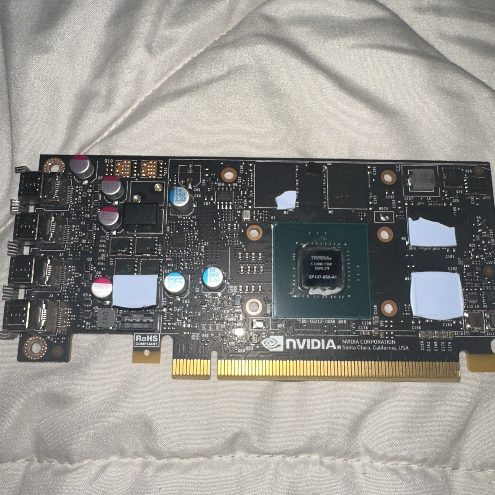 NVIDIA Quadro P600 2GB GDDR5 Mini-DisplayPort Graphics Card, Low Profile