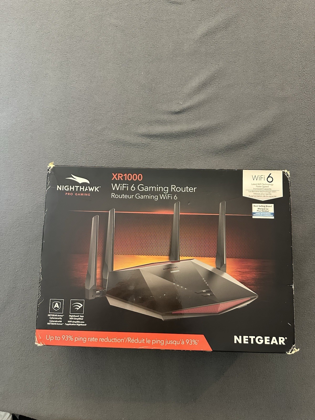 Netgear NIGHTHAWK XR1000 WiFi 6 Pro Gaming Router AX5400 Brand New