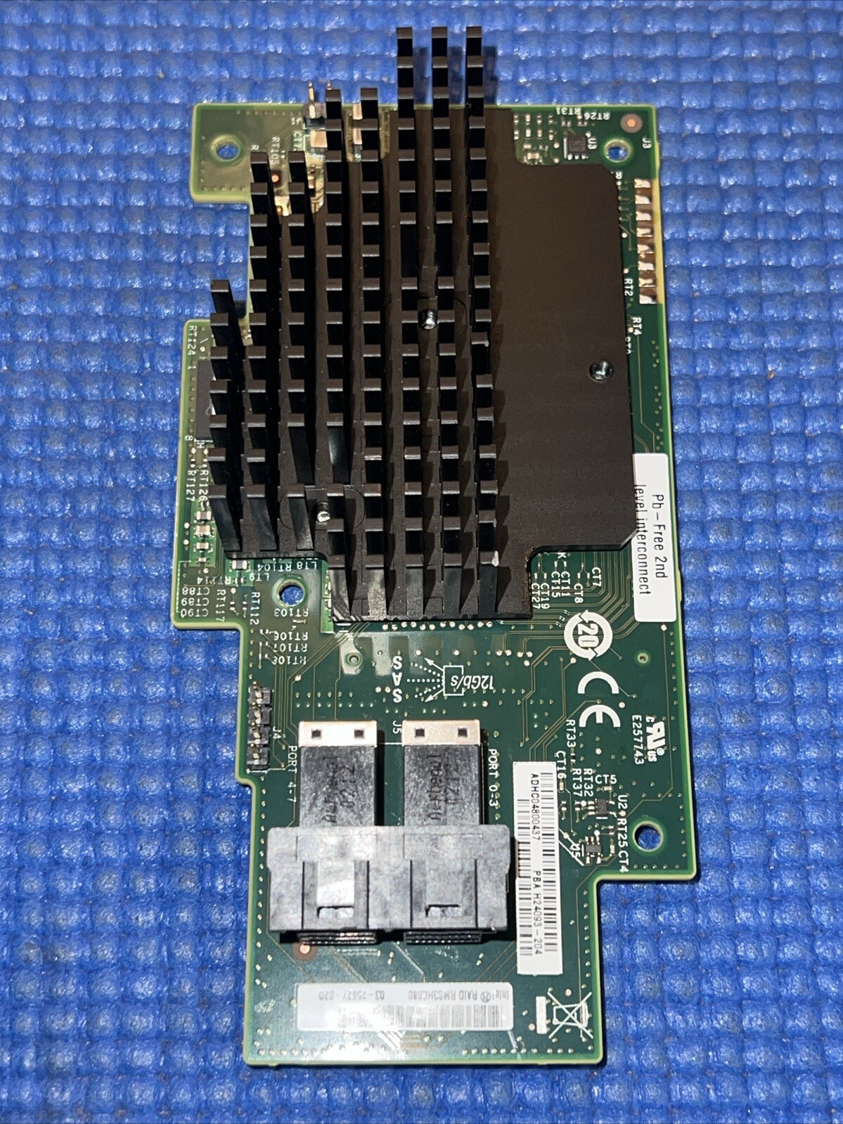 U90621 Intel Integrated RAID Mezzanine Module RMS3HC080 SASSATA H2409320 G2U