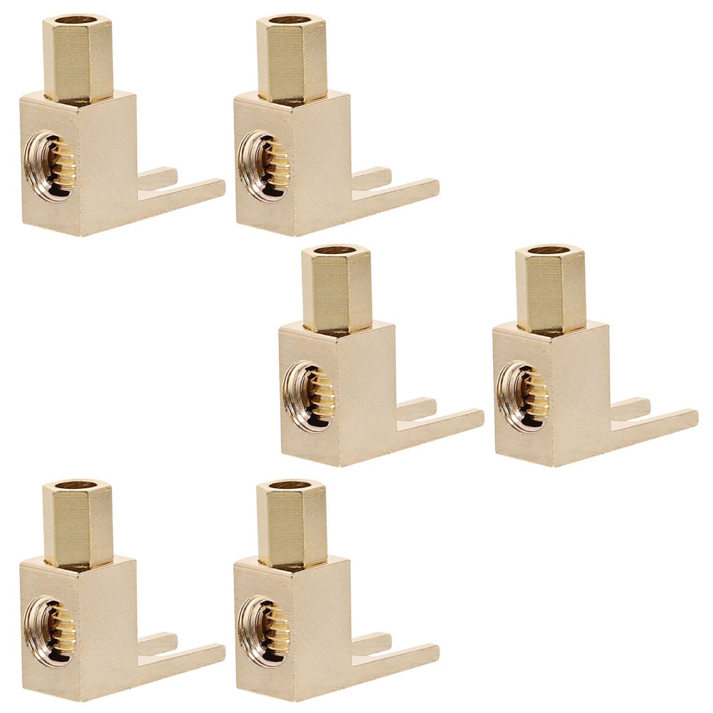 Gold Plated Pure Copper Audio Spade Banana Plug Adapter for Theater Sound System