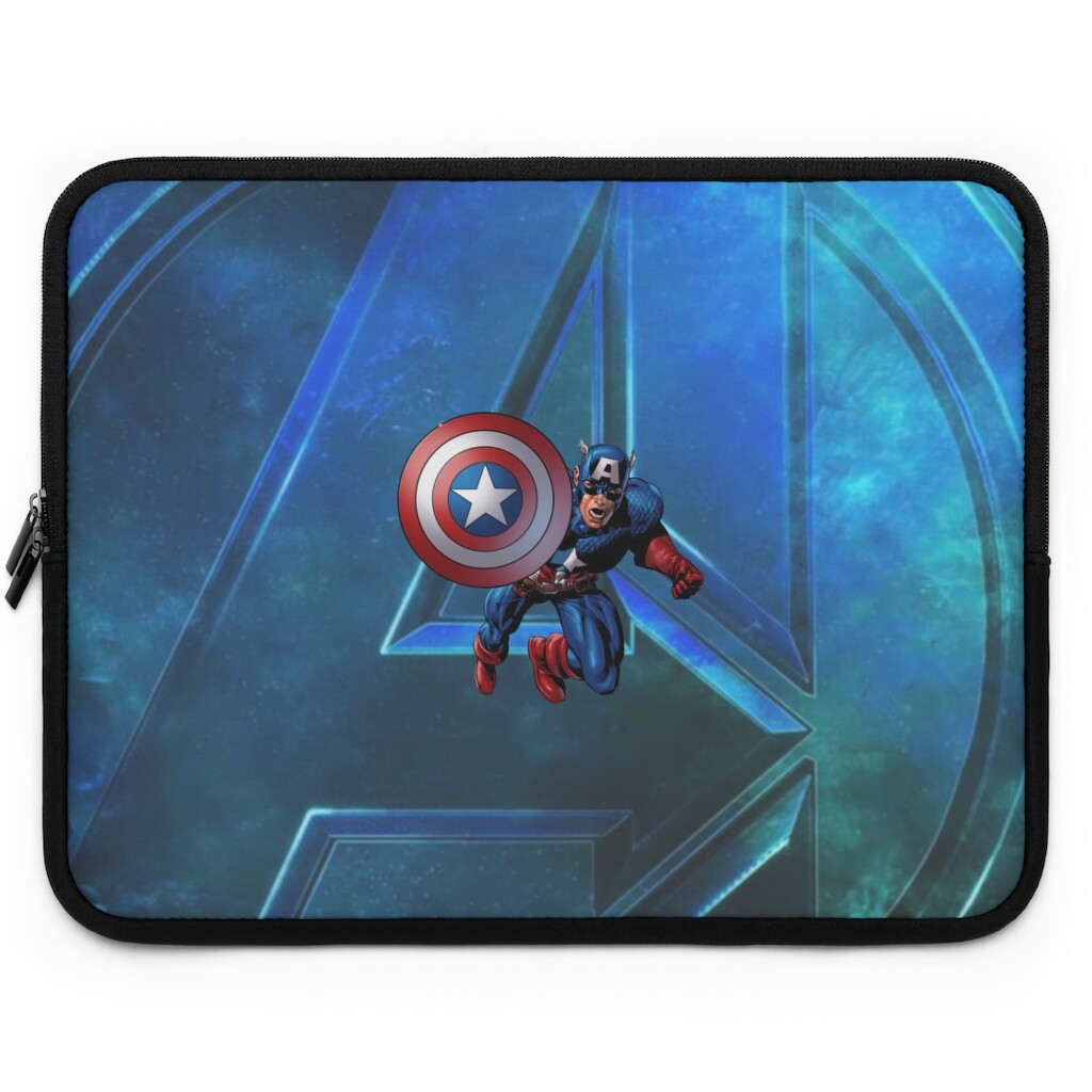 5 Sizes Avengers Captain America Laptop Sleeve, Marvel Avengers Laptop Case